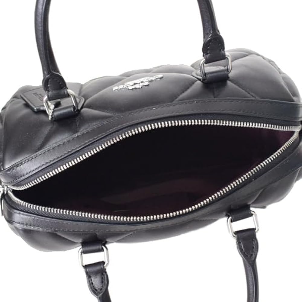 極美品✨コーチ　ローワン 2way ショルダーバッグ　ボストン　レザー　ブラック Amazon.co.jp: [コーチ] バッグ シャンブレー レザー