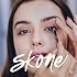 Skone Cosmetics Tattooed Solid Eyeliner Waterproof, Smudge-Proof, Long-Lasting Pencil for Precise Eye Definition Ultra-Smooth, Soft Glide, High-Pigment, No-Fade, Sweat-Resistant Formula (Black)
