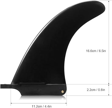 SUP Single Fin Central Fin Nylon Longboard Surfboard Paddleboard Fin 6.5