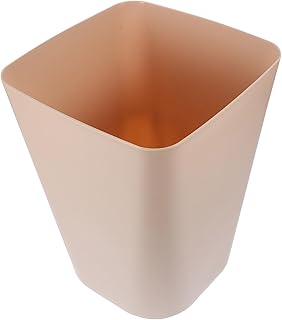 KALLORY Garbage Can Trash Can for Bedroom Food Scrap Container 5 Gallon Trash Can Kitchen Waste Bins Garbage Bin Under Sink Bin Outdoor Trash Bin Office Laundry Basket Plastic Square