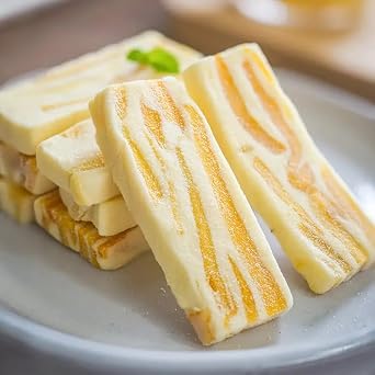 Milky Mango Gummy, 150g/5.29oz/pack, Afternoon Tea Essential Snacks Delicious Snacks Pastry Milk Snacks,Shipping from California, U.S.