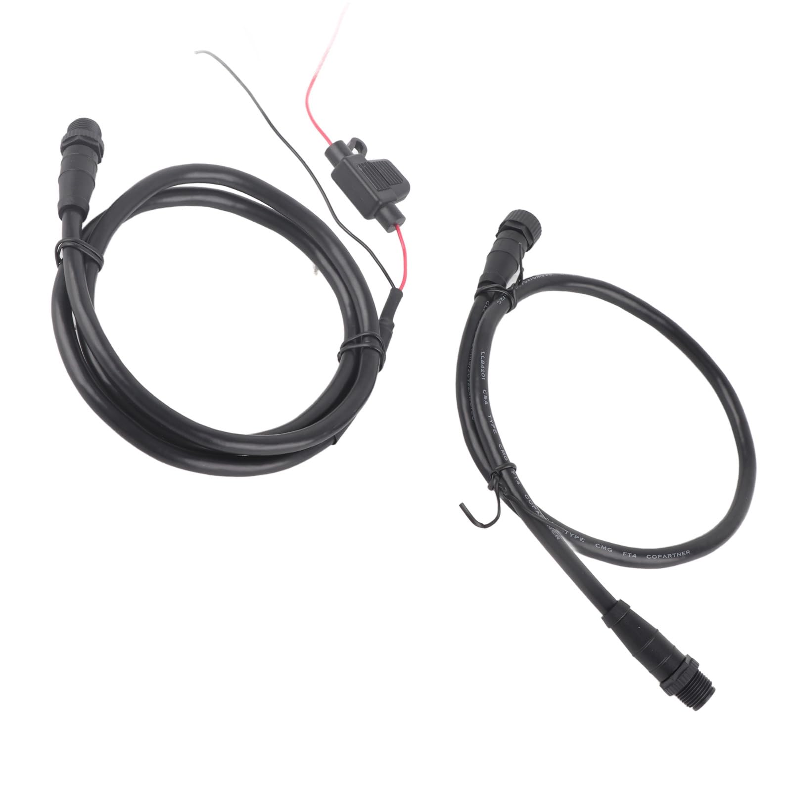 Per NMEA2000 Starter Kit, Marine per NMEA 2000 Starter Kit, Marine per NMEA 2000 Starter Kit Cavo di Alimentazione da 1 M con Fusibile Maschio Femmina Terminatore Connettore a T per Lowrance Networks