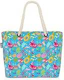 Dimensiones: 58 cm x 38 cm x 16 cm. Largo del asa: 70 cm. Capacidad: aprox. 23 litros. Material: tejido de lona Oxford de 100% poliéster, apto para la lavadora