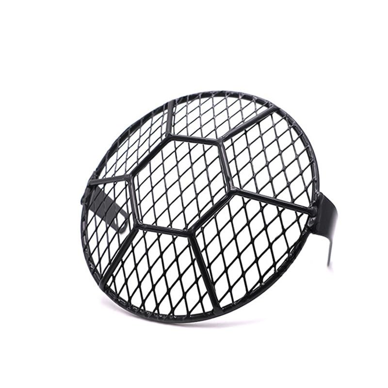 Grille de phare moto 7 pouces pour rouler en voyage vintage et aventure custom