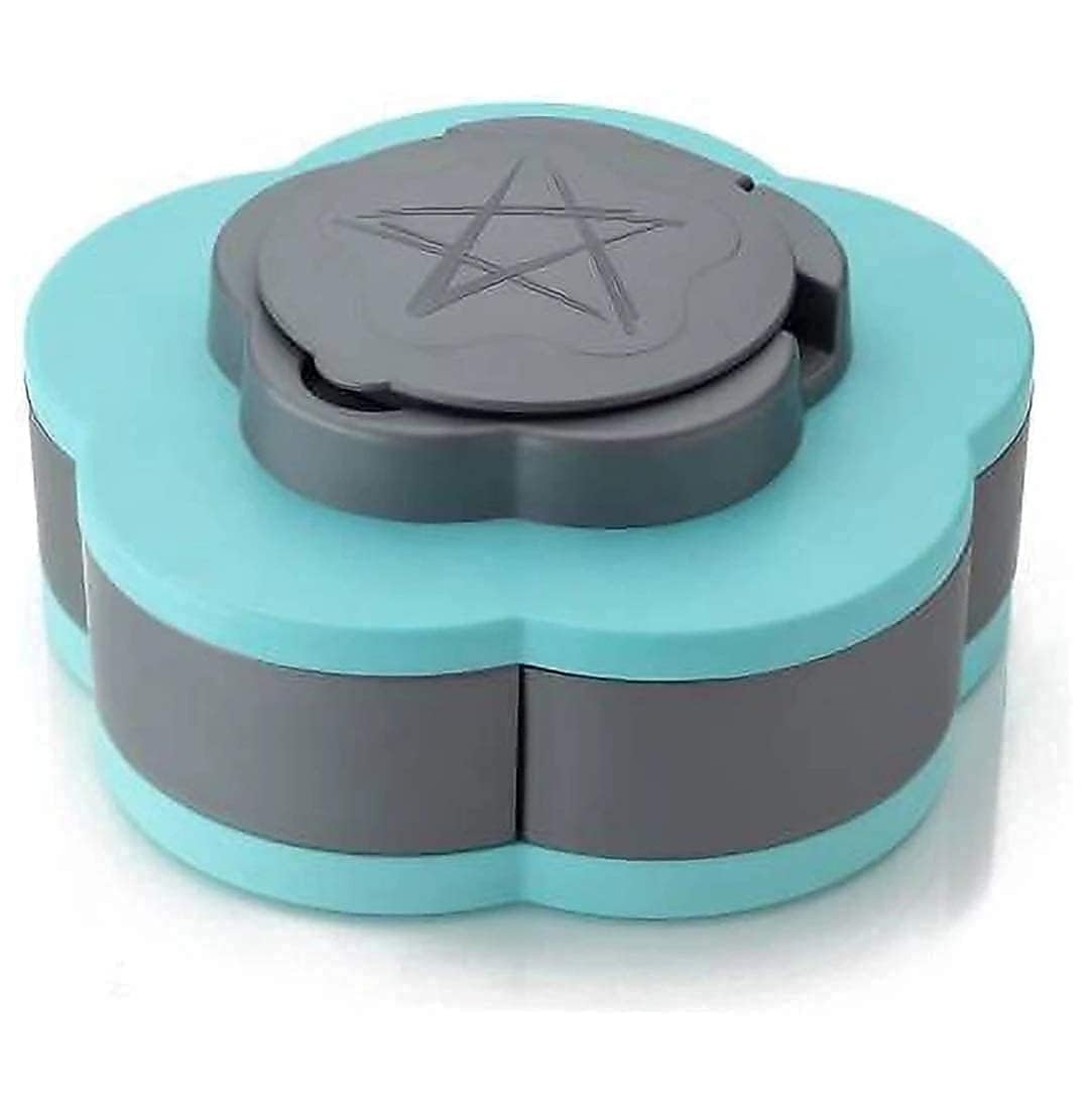 7Seas Five Compartments Flower Candy Box Serving Rotating Tray Dry Fruit, Candy, Chocolate, Snacks Storage Box Flower Shaped Candy Box Serving Beautiful Rotating Tray Container(1Pcs)(Multicolor) 4