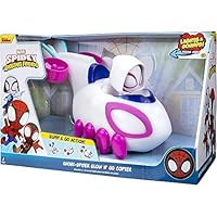 Spidey and His Amazing Friends Ghost Spider Glow N Go Copter Toy