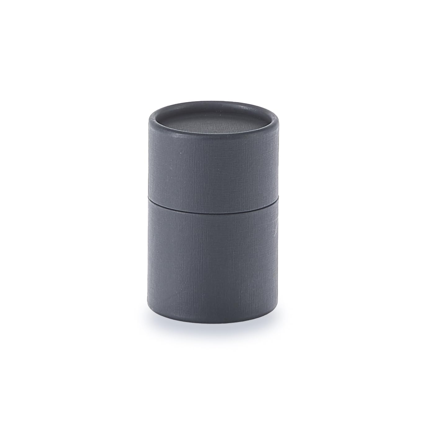 100 barattoli di cartone nero linon | 60 x 45 mm I food grade I scatola di cartone nera ecologica, carta kraft riciclata, adatti per alimenti