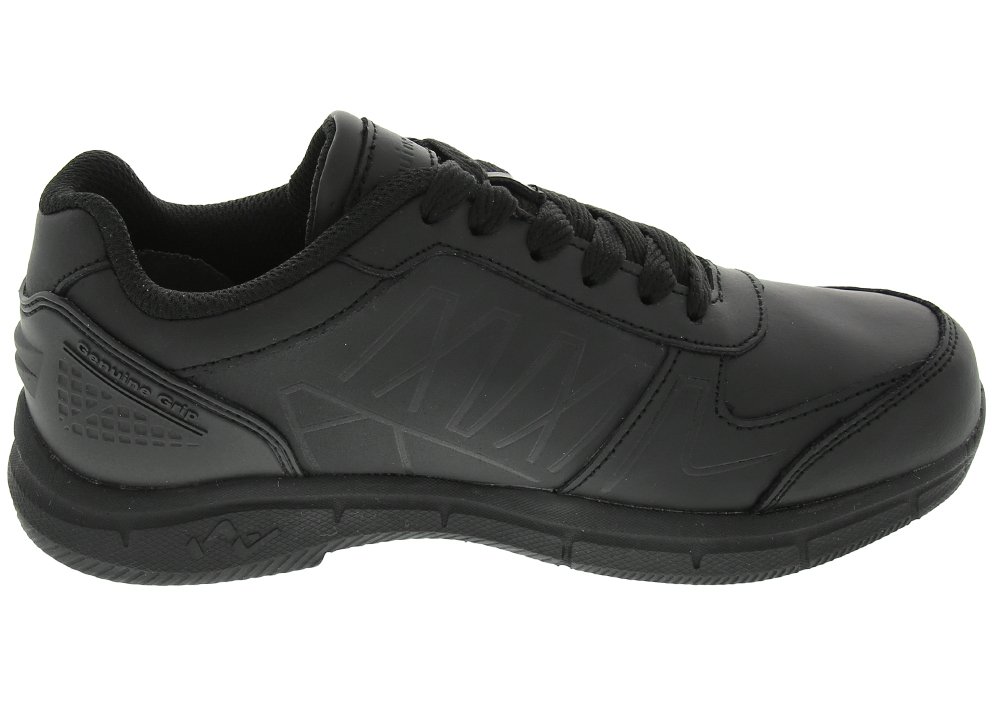 Genuine Grip Women's Ultra Lite Slip Resistant Work Shoe Black 160 (9, Black)