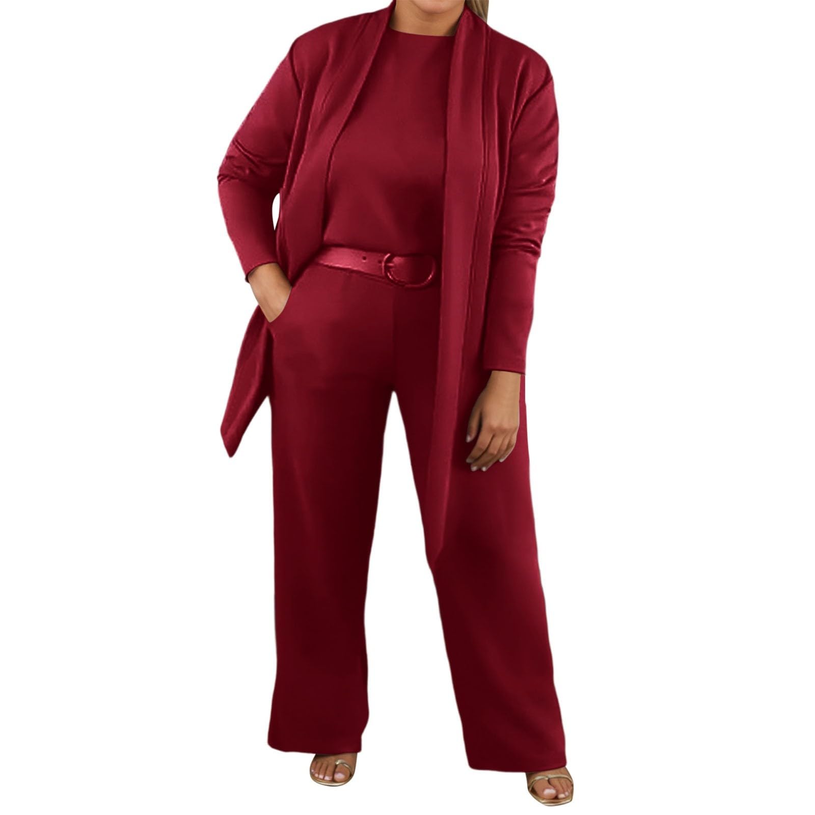 Survetement Femme Blouse Chic Et Élégant Ensemble Ete Pantalon Fluide Tailleur Pour Décontracté 2 Pieces Combinaison Soirée Elegant Vetement Tenue D'été Pièces De Style Chinois Femmes Tailleurs Haut