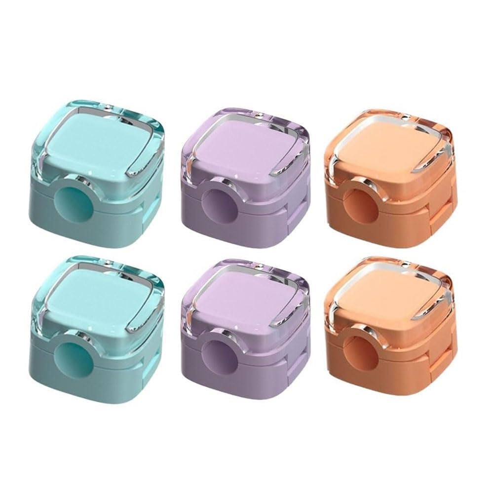 Tuidzljd 6Pack Magnetic Cable Management Clips,Magnetic Cord Organizer Cable Management Clips for Desk Car Wall Multicolor