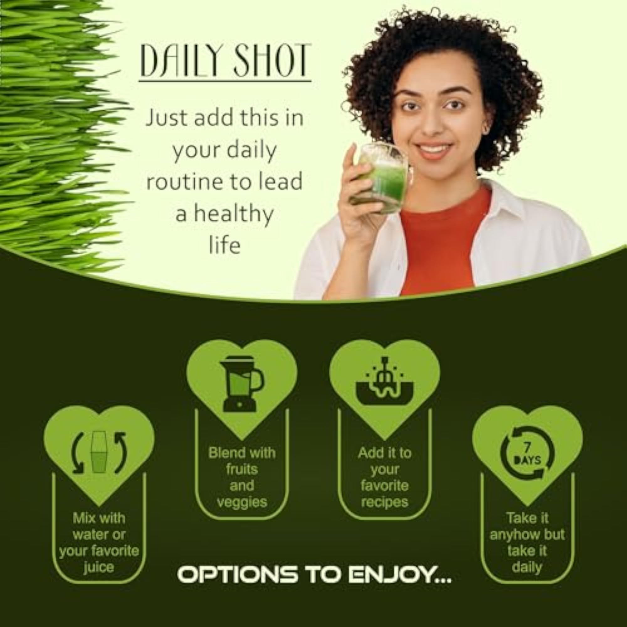 IYUSH Herbal Ayurveda Wheat Grass Powder Organic - 250gm