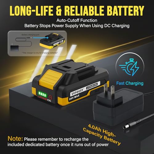 Image of Cordless Tire Inflator Portable Air Compressor 160PSI 12VDC & 20V Battery
