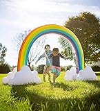 El aspersor gigante de arco iris dará a tus hijos más lugar para jugar, estarán más libres con este aspersor que cualquier otro aspersor