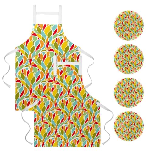 Tablier de cuisine pour pâtisserie et nettoyage de la maison bistrot resto lot de 2
