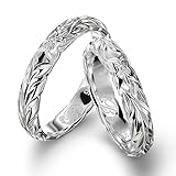 BYTHESEA ハワイアンジュエリー ペアリング 刻印無料 誕生石入れ可（有料・別途購入） シルバー925 マイレリーフ 指輪 2個セット 【1個目：8号】【2個目：15号】 SR401P カップル