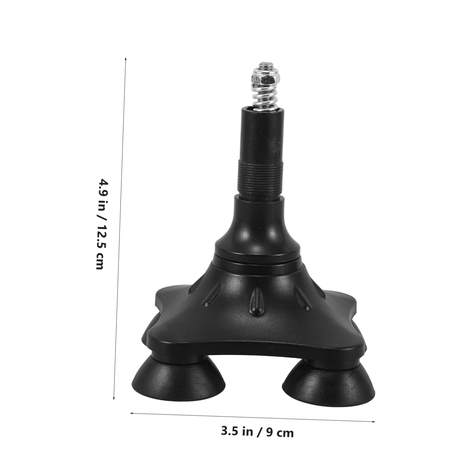 Abaodam Non Skid Hiking Pole Tips Durable Cane Foot Protectors for Stability Wear Replacement Tips for Walking Sticks Trekking Poles and Crutches Essential Safety Accessory