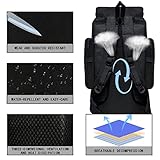 Wesoke 80L Camping Hiking Backpack for Men, Extra Large Survival Hunting Backpack, Waterproof Big Molle Military Tactical Rucksack, Oversized Outdoor Sport Travel Daypack (80L, Black) - Image 4