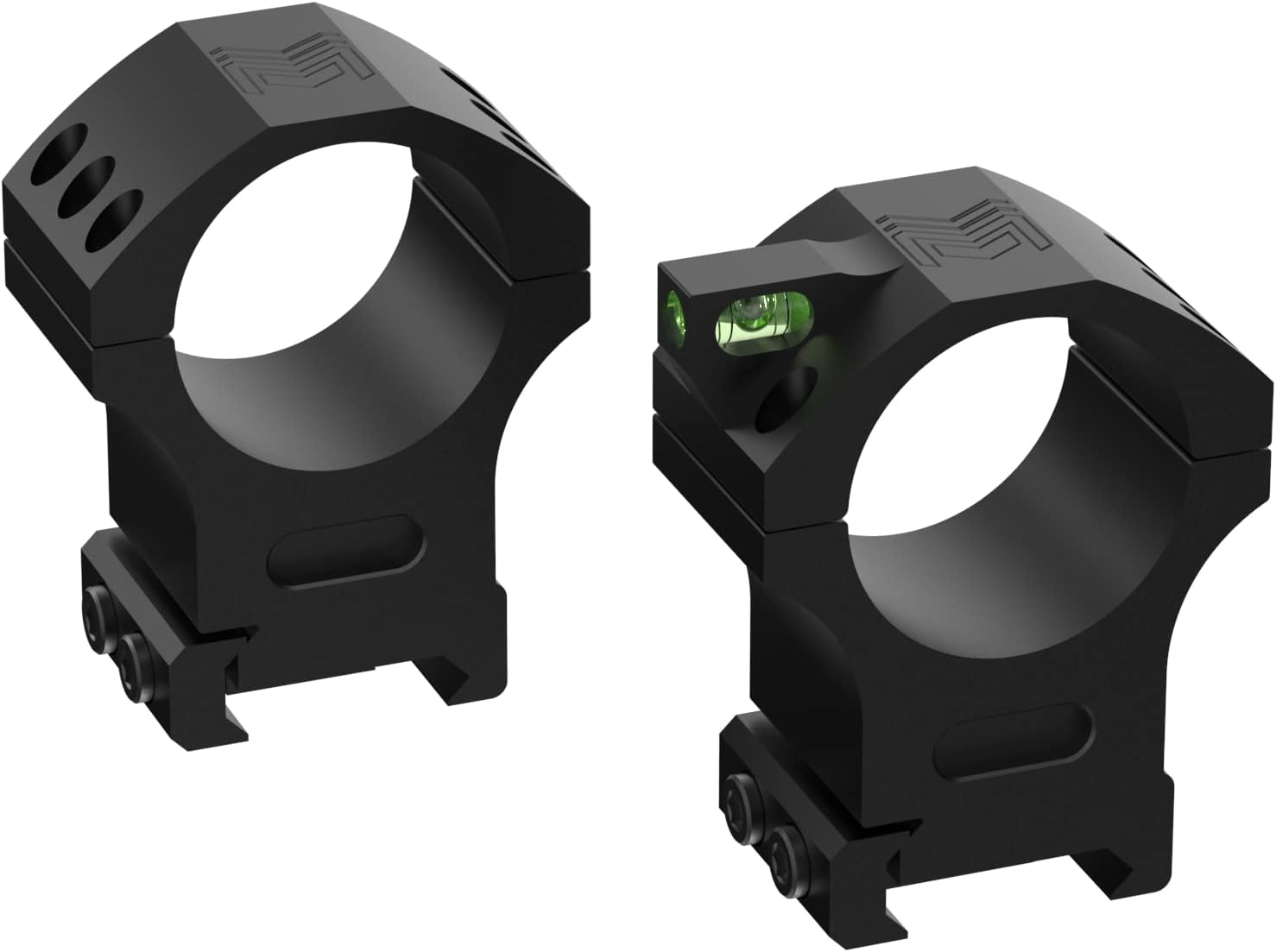 Monstrum Next Level Scope Rings with Integrated Level Bubble | 30 mm Diameter