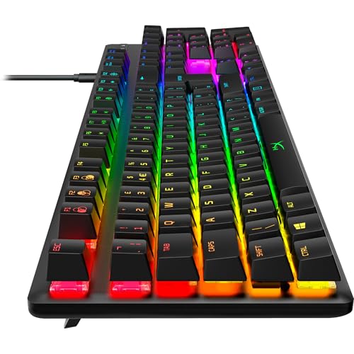 HyperX Alloy Origins – RGB Gaming Mechanical Keyboard, HyperX Red switches (UK layout) - Image 4