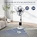 Imagen de HOMCOM Ventilador Silencioso con Nebulización 90W