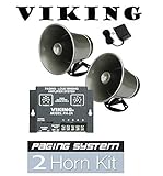 Viking Intercom Paging System with Amplifier and 2 Powered Speaker PA