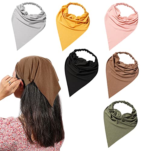 Vercret Hair Scarf Headband for Women, Pretied Elastic Bandana Kerchief
