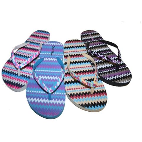 Dona Michi Leather Womens Flip Flop with Color Straps and Comportable Footbed White Cover