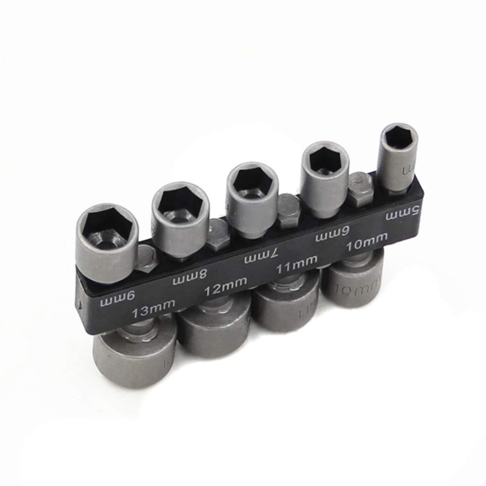 szt. 5mm-13mm Adapter klucza nasadowego Zestaw kluczy kluczy udarowych Wkrętak grzechotkowy z udarem pneumatycznym Zestaw wierteł wkrętaków sześciokątnych Adapter nasadowy Adapter bitów Gniazdo metr