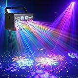Luci per feste attivate dal suono: impostate sulla modalità audio per sincronizzare modelli, colori ed effetti di fascio con il ritmo della musica, migliorando l'atmosfera per eventi come decorazioni per la casa, scatole KTV, feste di compleanno, spettacoli teatrali, discoteche e matrimoni.