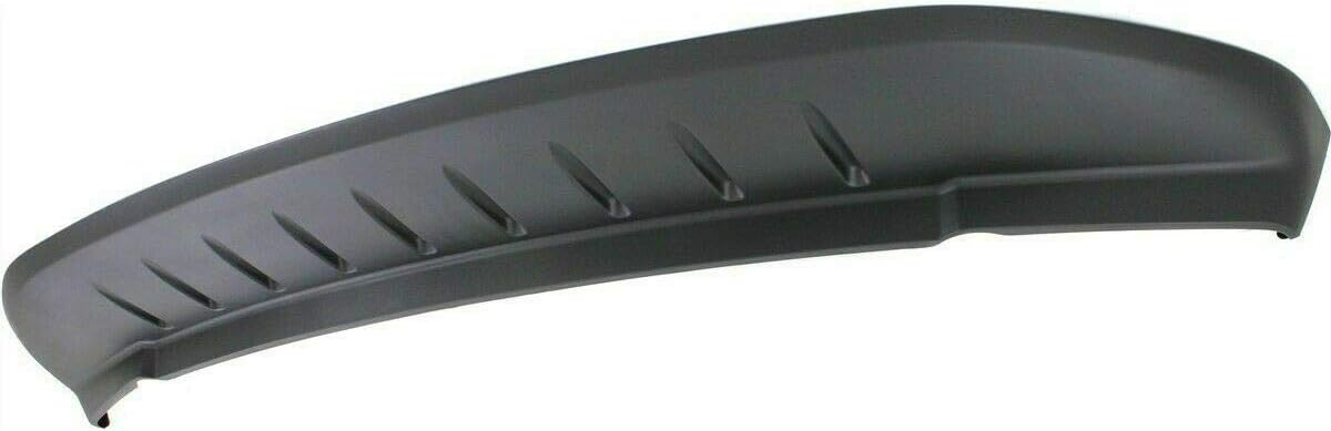 Front Bumper Chrome With Fog Light Holes + Lower Valance Air Deflector For 2013-2018 Ram 1500 Direct Replacement