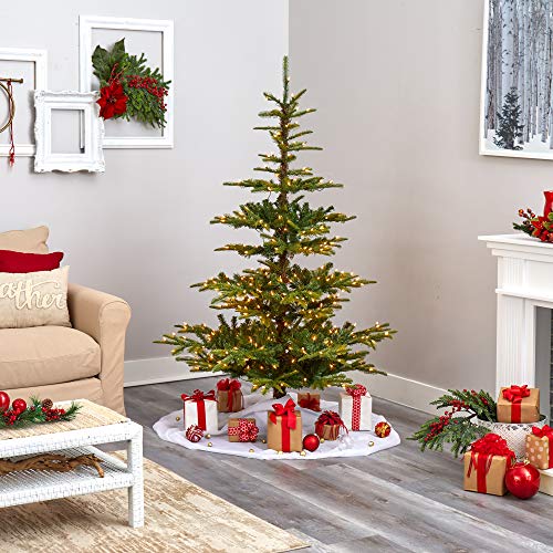 Nearly Natural 6ft Pre-Lit Spruce Artificial Christmas Tree, 350 LEDs by Nearly Natural - Used condition - Image 5