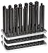 Fowler Full Warranty 52-482-028-0 Steel Transfer Punch Set Supplied with Index Stand, 28 Piece
