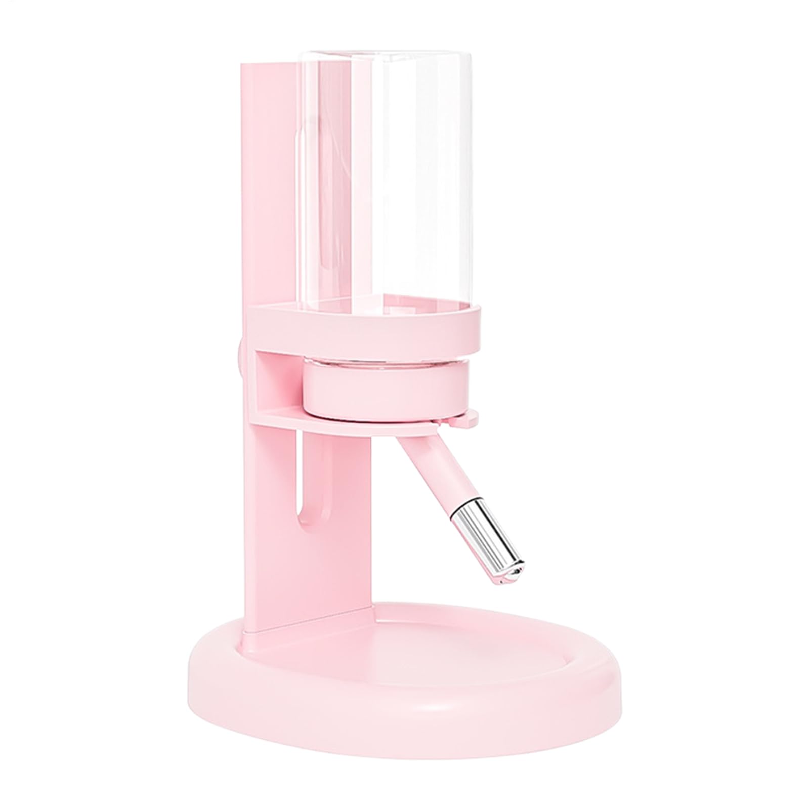 Botella de agua para hámster con soporte elevador ajustable de 10,5x12,5x17,1 cm para roedores