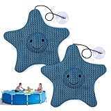 HUIKUANGEU Scum Absorber,2 Stück Wiederverwendbarer Ölabsorbierender Schwamm,Ölabsorbierender Filterschwamm,Schaum für Schwimmbäder,Abschaum Absorber Reinigung Zubehör,für Schwimmbad Außenbereich