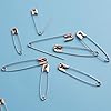 Luter 250 Pièces 6 Tailles Épingle a Nourrice - Épingles de Sûreté Résistantes à la Rouille pour Couture Maison, Artisanale - Argent #3
