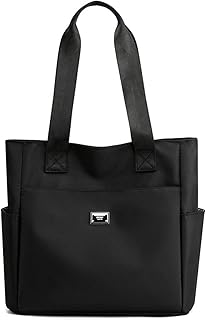 JOEBO Bolso de nylon de gran capacidad - Bolso multifuncional for computadora portátil for mujeres - Bolso de hombro impermeable Bolsos / 147 (Color : Black)