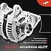 A-Premium Alternator Compatible with Jeep Grand Cherokee 2007 2008 2009 2010 5.7L 6.1L, Commander 2007-2010 5.7L, 12V 150Amp Clockwise 6-Groove Pulley, Replace# 56044380AI, 56044380AJ, 421000-0550