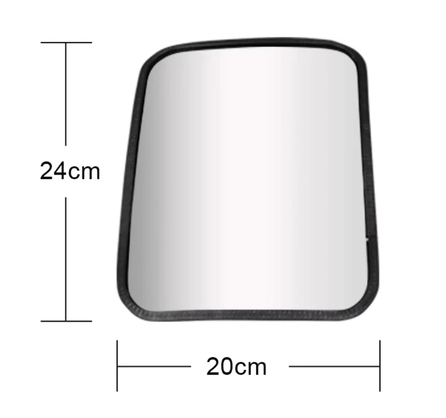 Specchio Acrilico Portatile Riflettore Antifurto per Supermercato Magazzino per Aumentare Il Campo Visivo Specchio di Sicurezza Girevole E Retromarcia(Size:20 * 24cm)
