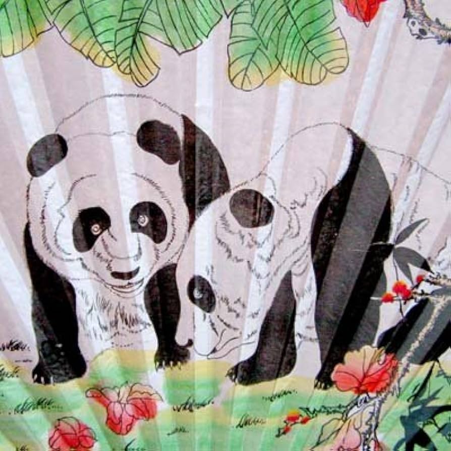 パンダ扇子工芸品 ぱんだ扇子 商品詳細 □□パンダ雑貨専門店ぱんだや□□