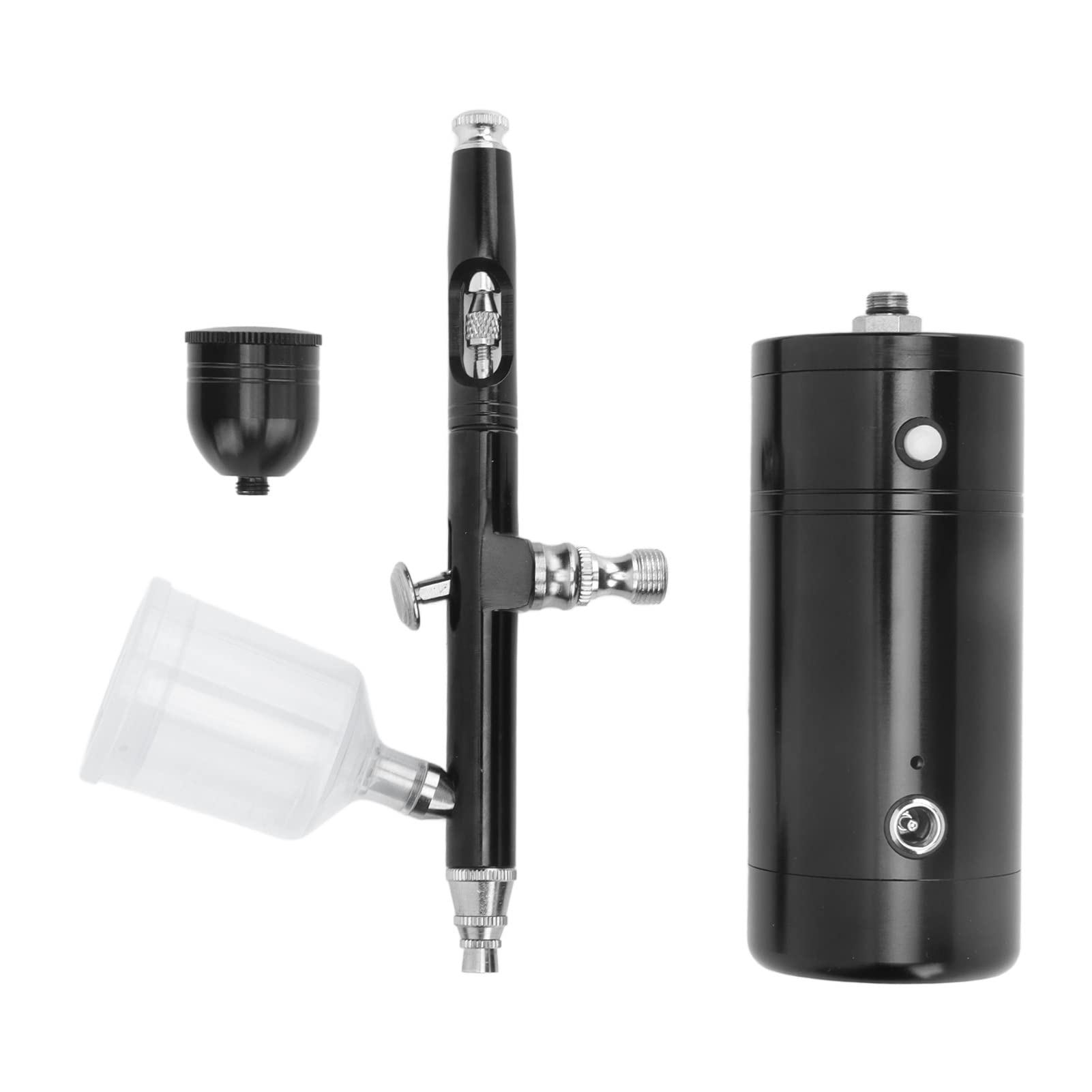 Keenso Kit Aerografo Pistola a Spruzzo Ricaricabile Portatile Senza Fili per Decorazione di Torte Trucco Fai-da-te 1 Set