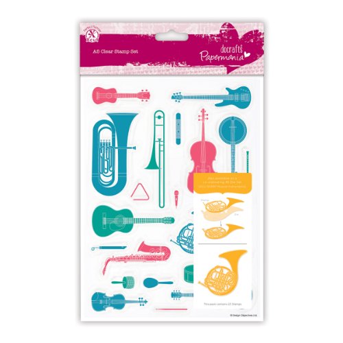 Papermania A5 23 Pezzi Strumenti Musicali