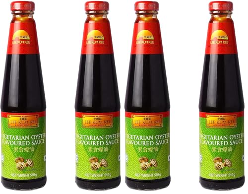 Image of Lee Kum Kee Vegetarian Oyster Flavoured Sauce, 18 oz ? 510 g, 4 Pack