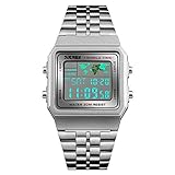 Stark und Haltbar: Hergestellt aus hochwertigem Plastik und Edelstahl, Nicht leicht zu beschädigen. Verwendung Hohe Qualität Bewegung, Bietet genaue Zeit und Halten Sie, Geringerer Stromverbrauch, Lebensdauer Mindestens von bis zu 2 Jahren.