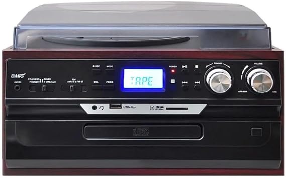 Nostaljik Pikap CD Çalar Bluetoothlu Kumandalı Radyo Mp3 USB 33-45-78 lik Plakla