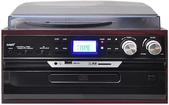 Nostaljik Pikap CD Çalar Bluetoothlu Kumandalı Radyo Mp3 USB 33-45-78 lik Plakla