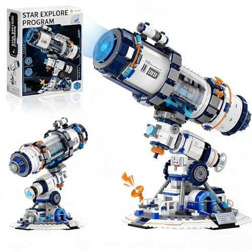 Space Telescope Building Set with Lighting (995 PCS)