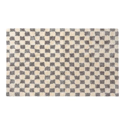 BRID �����b�R �`�F�b�J�[ ���O Morocco CHECKER RUG 140×200cm 001462 (�O���[)