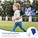 Cyrank Running Speed Training, Adjustable Speed Drills Resistance Parachute Running Speed Training Speed Chute Resistance Parachute for Basketball Training Adults Youth Kids(Blue)