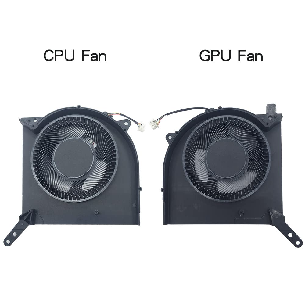 New Replacement Cooling Fans for Lenovo Legion 5 Pro 16ACH6H R9000P 2021H RTX3060 RTX3070 Model Gaming Laptop Series CPU GPU Fan (4-Pin 4-Wire) 10V 0.8A FNKF DFSAL12E164860 FNKD DFSAL12E064860