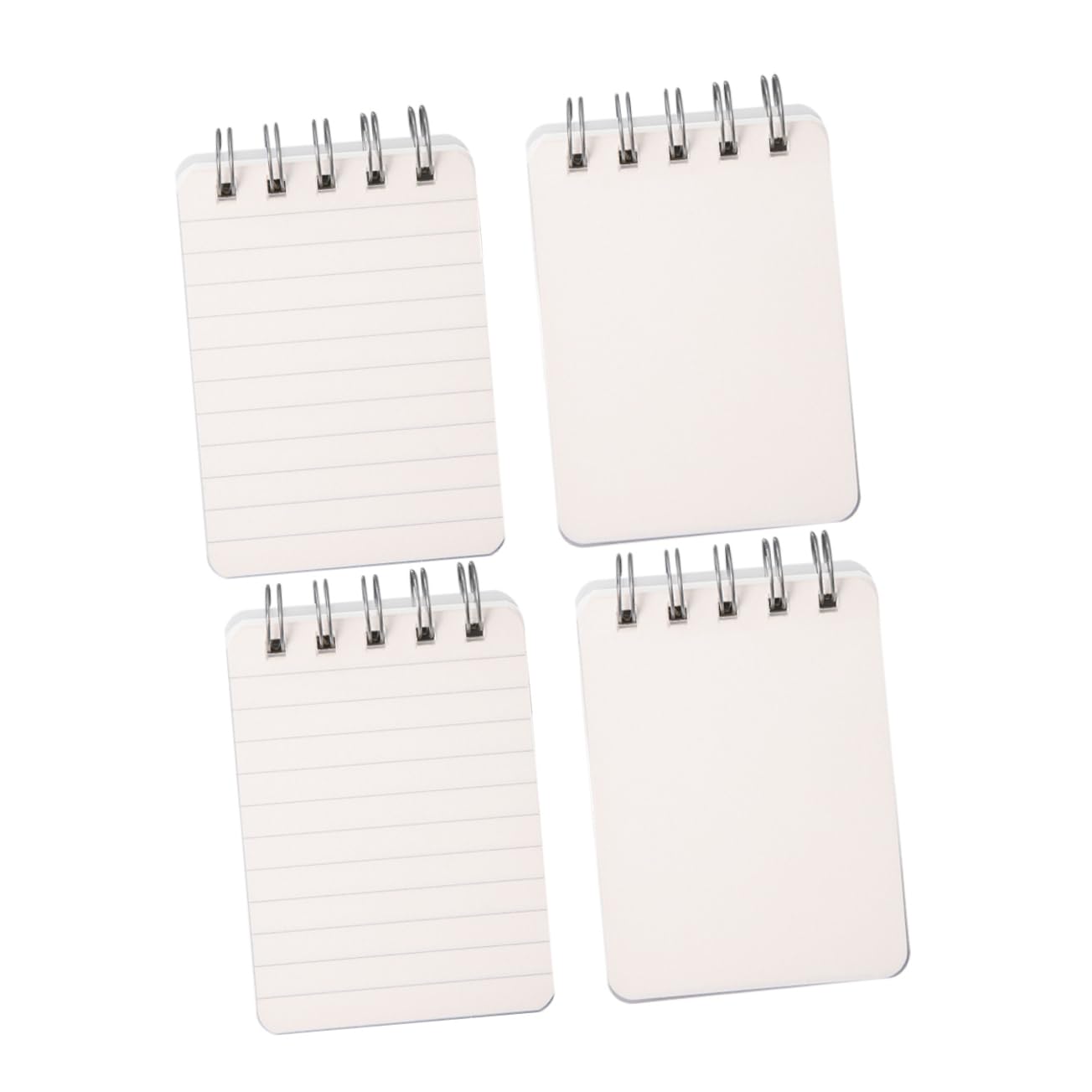 5 Ensembles Mini Cahier Mini Des Cahiers Spirale Petits Cahiers En Vrac Cahier Pointillé Cahiers À Couverture Rigide De Bureau Papier Blanche 4 Pièces * 5
